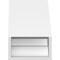 Ekena Millwork 5"W x 8"D x 8"H Standard Aspen Architectural Grade PVC Knee Brace BRCP05X08X08ASP - alternate 3